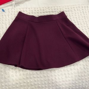 Flowy skirt - burgundy purple